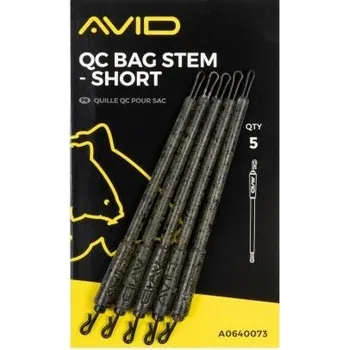 5ks - Závěsky na Zátěže Avid Carp QC Bag Stems Short