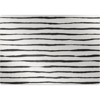Podložka pod nábytek Podložka pod židli černé čáry