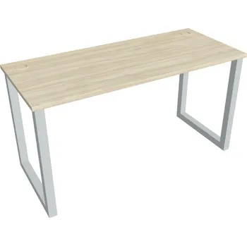 Kancelářský vozík HOBIS kancelářský stůl rovný - UE O 1400, hloubka 60 cm, akát + doprava zdarma