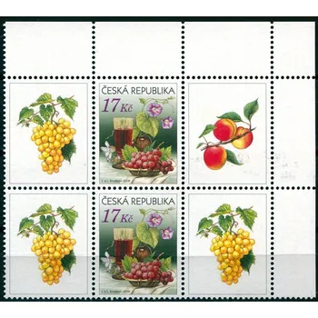 Poštovní známka Česká pošta (2008) č. 545 ** S1 + S3 - Česká republika - Zátiší s vínem