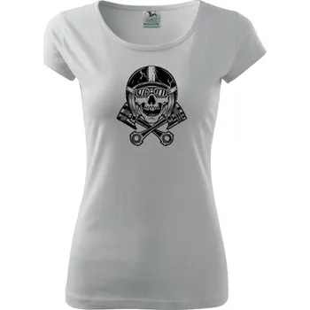 Dámské tričko Dámské Triko s moto motivem 164 Písty