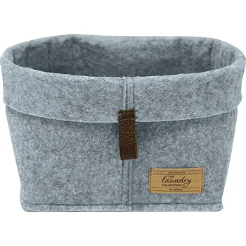 Úložný box Šedý textilní organizér Wenko Felt, 18 x 12 cm ID_1416451