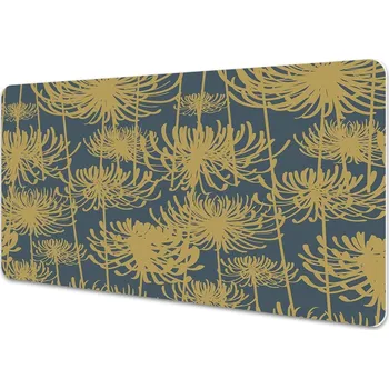 Stolní podložka Velká podložka na stůl Květiny zlato