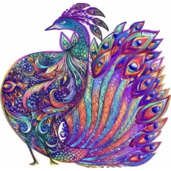 3D puzzle Dřevěné puzzle Peafowl/S