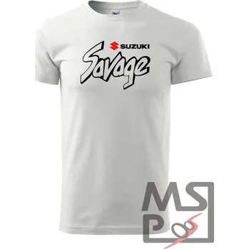 Pánské tričko MSP Pánské triko s motivem Suzuki Savage