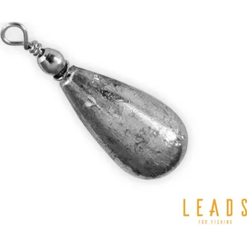 Delphin LEADS Hruška s obratlíkem / 5ks Velikost: 15g