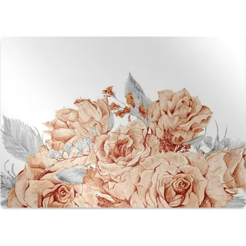 Podložka pod nábytek Podložka pod kancelářskou židli kvetoucí růže