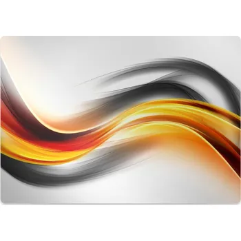 Podložka pod nábytek Podložka pod židli abstrakce oranžová