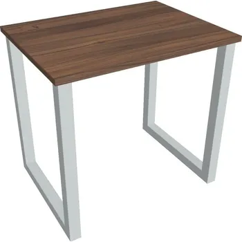 Kancelářský vozík HOBIS kancelářský stůl rovný - UE O 800, hloubka 60 cm, ořech + doprava zdarma