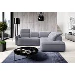 Rohová sedací souprava Murillo L s rozkládací funkcí - šedá