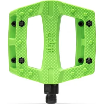 Pedál na kolo Plastové BMX pedály Éclat CONTRA zelená