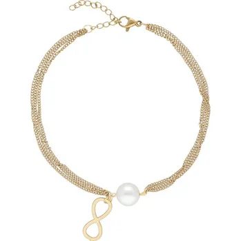 Náramek Doria Náramek na nohu NEKONEČNO z oceli (G494)