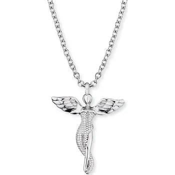 Náhrdelník ŠPERKY-NM, Stříbrný náhrdelník Engelsrufer s andělem 893 Délka náhrdelníku: 45 cm