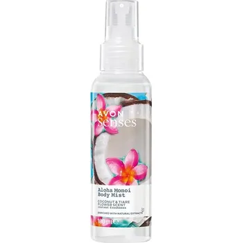 Tělový sprej Avon Senses Aloha Monoi Tělový sprej s vůní kokosu a tiaré 100 ml