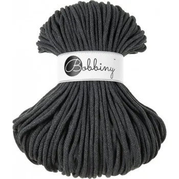 Bobbiny Premium 5 mm, Charcoal