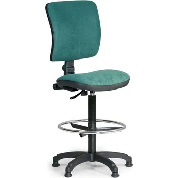 Kancelářská židle s opěrným kruhem KZ 9924-zelená/KP