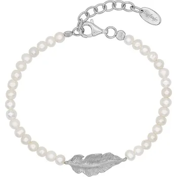 Náramek ŠPERKY-NM, Stříbrný náramek pírko Engelsrufer ERB-GLORY-FEDER Délka náramku: 19 cm