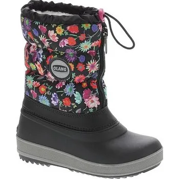Dívčí sněhule Olang Bingo mix 20 Multicolor dívčí květované sněhule velikost 31-32