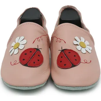 Dámská zdravotní obuv CAROZOO Kožené capáčky růžová 38,5 EU