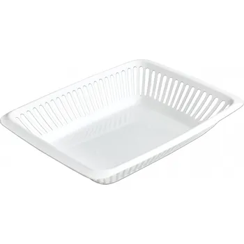 Úložný box PETRAplast Plastový košík na pečivo Barva: Bílá