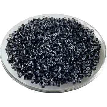 Micro ring - silikon - černá, 4,5 mm, balení 1000ks