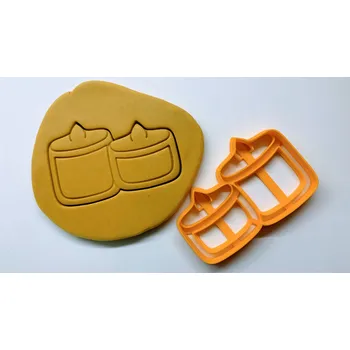 Dortová svíčka Dvě svíčky vykrajovátko