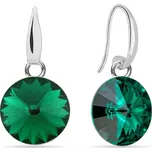 Náušnice Rivoli se Swarovski Elements Candy KW112212EM Emerald 10 mm