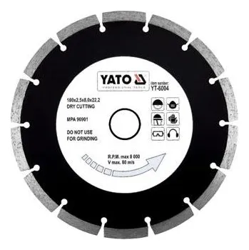 Řezný kotouč Kotouč diamantový 110mm segment YATO