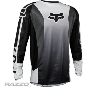 Moto dres Pánský MX dres FOX 180 Leed Jersey Black White 2023 XL