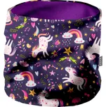 Dětský nákrčník z fleecu Basic, Jednorožci Velikost: Dětská