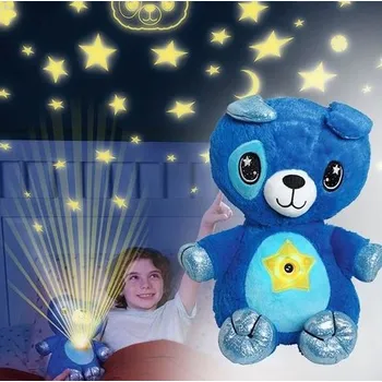 plyšák TMN Plyšový pejsek s projektorem hvězd