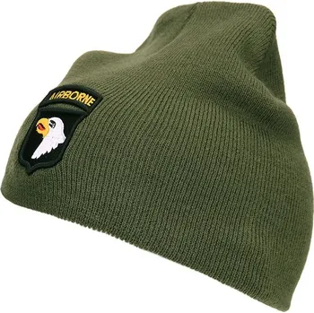 Čepice FOSTEX čepice 101st AIRBORNE pletená ZELENÁ