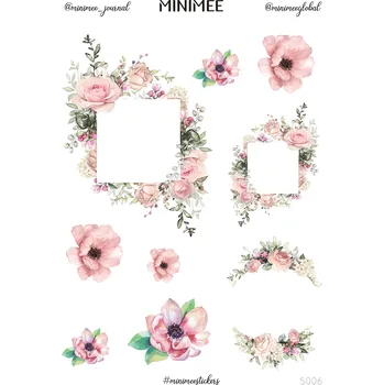 samolepka Samolepky MINIMEE - Různé květiny