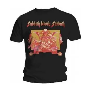 Pánské tričko Merch Black Sabbath: Tričko Sabbath Bloody Sabbath XL 2015