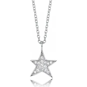 Náhrdelník ŠPERKY-NM, Stříbrný náhrdelník hvězda Engelsrufer ERN-LILSTAR-ZI Délka náhrdelníku: 45 cm