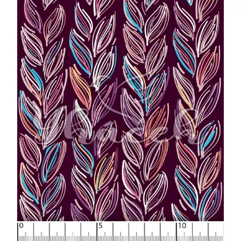 Zakázkový tisk, softshell, kočárkovina... Copánky na fialové Látky k tisku: Kočárkovina