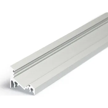 LED lišta Hliníkový profil pro LED 90/60° ROHOVÝ /tyč=4m/