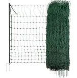 Kerbl PoultryNet ohradníková síť pro drůbež vodivá zelená 106 cm x 15 m