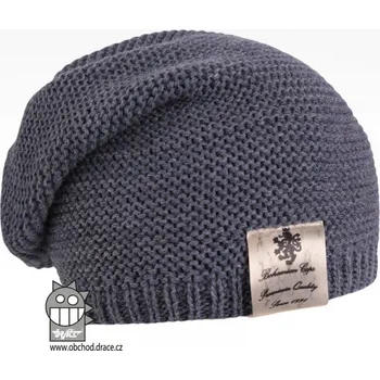 Čepice Pletená čepice Dráče - Colors 19, modrá jeans Barva: Modrá, Velikost: 48-50