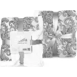 FARO Fleece deka s beránkem ornamenty Polyester, 150/200 cm