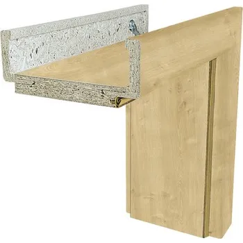 Zárubeň Obložková zárubeň Solodoor 60 P šířka 100 mm dub natur