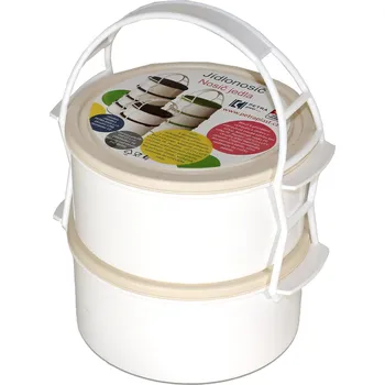 Jídlonosič PETRAplast Plastový jídlonosič 2x1 l Barva: Krémová