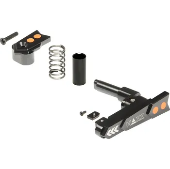 MAXX Hliníkový CNC záchyt zásobníku oboustranný pro M4/M16 (A) - černý