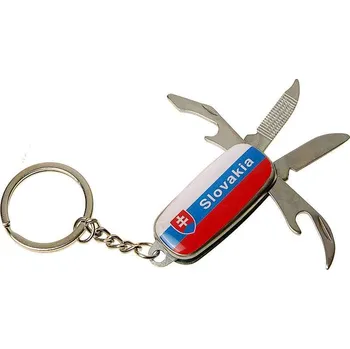 Přívěsek na klíče Slovakia kapesní nůž 5cm (malý kapesní nožík jako klíčenka Slovakia)