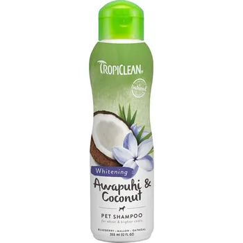 Kosmetika pro psa Šampon TROPICLEAN Whitening Awapuhi & Coconut - na bílou srst 355ml