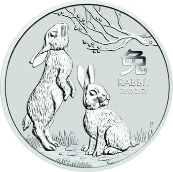 Stříbrná mince 1 Oz Lunar Series III Year of the Rabbit 2023