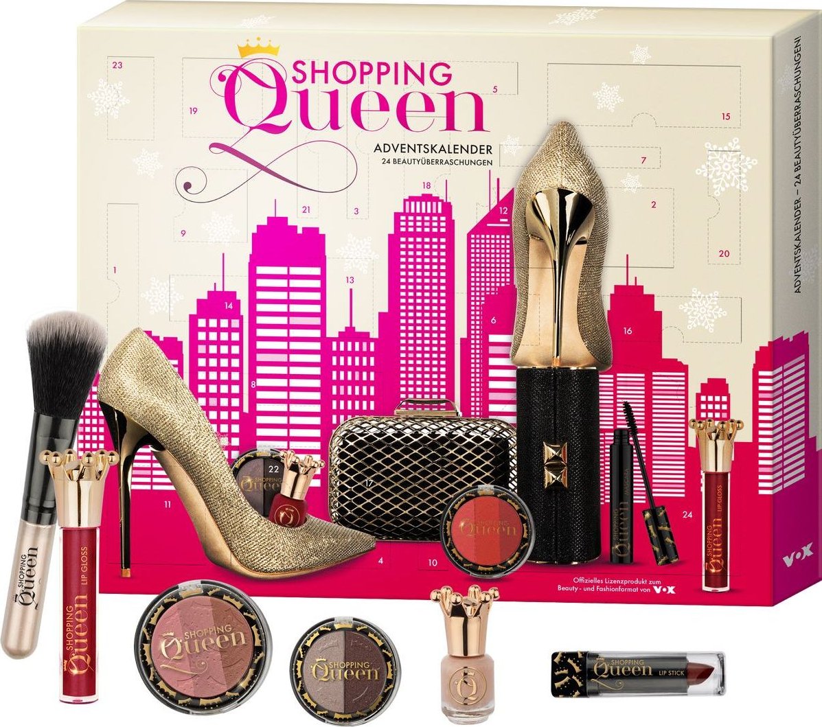 KTN Shopping Queen Beauty adventní kosmetický kalendář