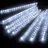 Vánoční osvětlení Padající sníh světelné rampouchy 148 LED 8 ks studená bílá