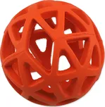 Dog Fantasy Děrovaný míček 7 cm oranžový