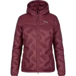 Kilpi dámská péřová bunda Alberta-W Barva: tmavě červená, Velikost: 34
